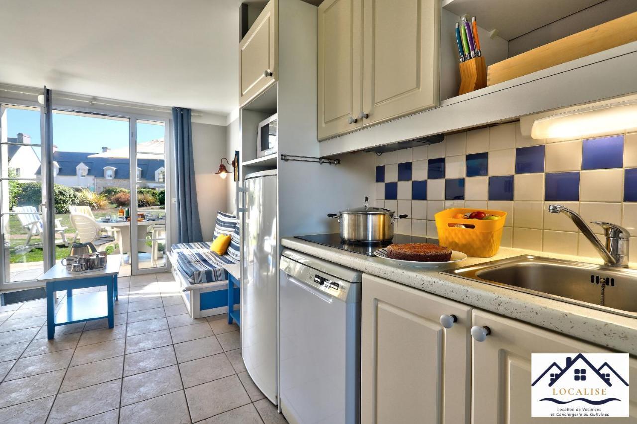 Localise - Maison E2 Au - A 20m De La Avec Jardin Et Piscine - A Pied, Plage, Port, Centre Commerces, Marche - Wifi Inclus - Vue De La - Animaux Bienvenus - Linge De Lit Inclus Vakantiehuis