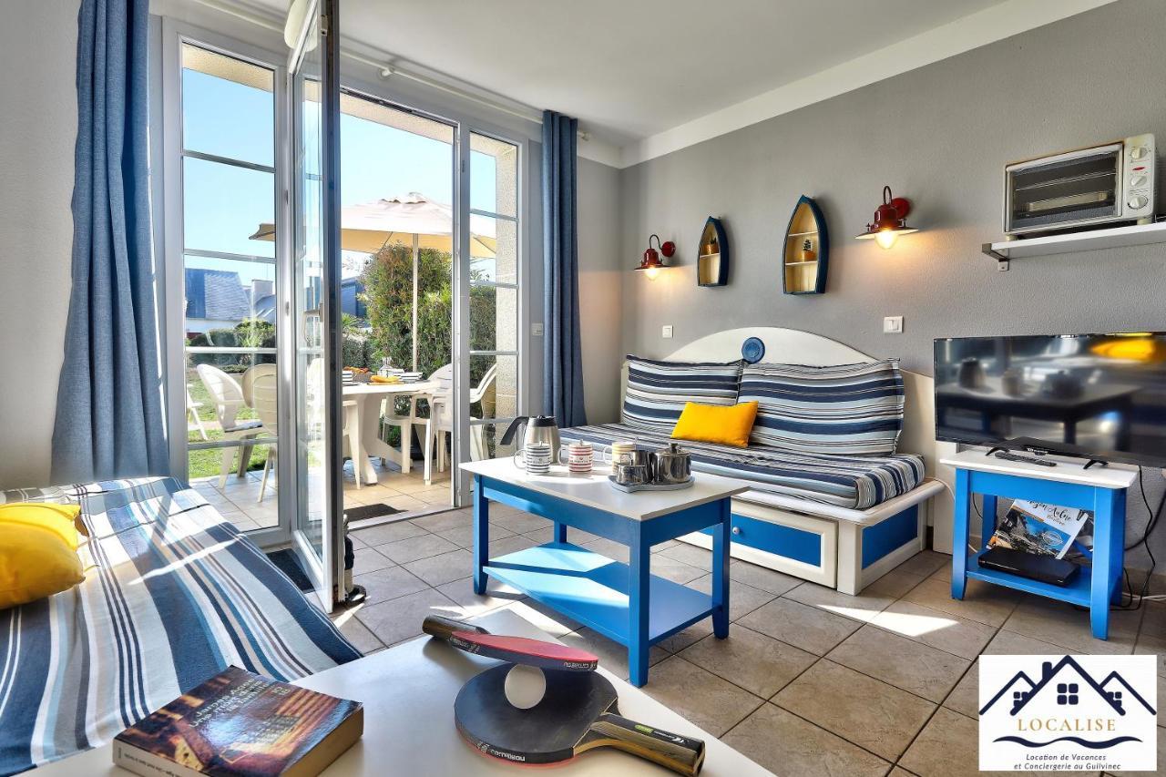 Localise - Maison E2 Au - A 20m De La Avec Jardin Et Piscine - A Pied, Plage, Port, Centre Commerces, Marche - Wifi Inclus - Vue De La - Animaux Bienvenus - Linge De Lit Inclus Vakantiehuis Guilvinec