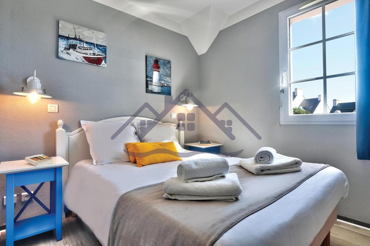 Localise - Maison E2 Au - A 20m De La Avec Jardin Et Piscine - A Pied, Plage, Port, Centre Commerces, Marche - Wifi Inclus - Vue De La - Animaux Bienvenus - Linge De Lit Inclus Vakantiehuis Guilvinec
